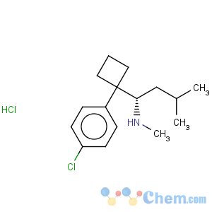 CAS No:259731-39-0 Cyclobutanemethanamine,1-(4-chlorophenyl)-N-methyl-a-(2-methylpropyl)-, hydrochloride (1:1), (aS)-