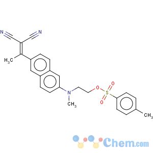 CAS No:259739-02-1 Propanedinitrile,2-[1-[6-[methyl[2-[[(4-methylphenyl)sulfonyl]oxy]ethyl]amino]-2-naphthalenyl]ethylidene]-