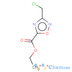 CAS No:25977-19-9 1,2,4-Oxadiazole-5-carboxylicacid, 3-(chloromethyl)-, ethyl ester