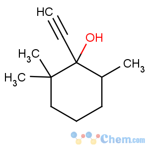 CAS No:26005-41-4 1-ethynyl-2,2,6-trimethylcyclohexan-1-ol