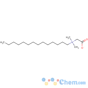 CAS No:2601-33-4 2-[dimethyl(tetradecyl)azaniumyl]acetate