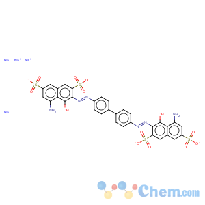 CAS No:2602-46-2 2,7-Naphthalenedisulfonicacid,3,3'-[[1,1'-biphenyl]-4,4'-diylbis(2,1-diazenediyl)]bis[5-amino-4-hydroxy-,sodium salt (1:4)