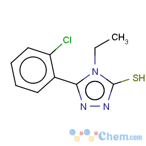 CAS No:26029-13-0 5-(2-chlorophenyl)-4-ethyl-4h-1,2,4-triazole-3-thiol