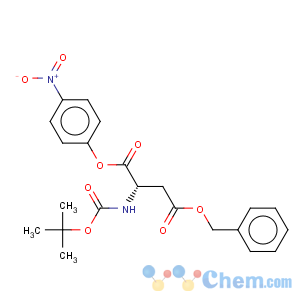 CAS No:26048-69-1 L-Asparticacid, N-[(1,1-dimethylethoxy)carbonyl]-, 1-(4-nitrophenyl) 4-(phenylmethyl) ester