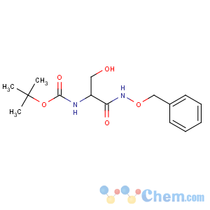 CAS No:26048-92-0 tert-butyl<br />N-[(2S)-3-hydroxy-1-oxo-1-(phenylmethoxyamino)propan-2-yl]carbamate