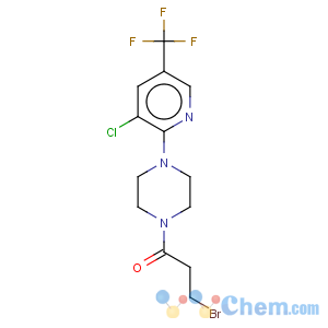 CAS No:260554-80-1 1-Propanone,3-bromo-1-[4-[3-chloro-5-(trifluoromethyl)-2-pyridinyl]-1-piperazinyl]-
