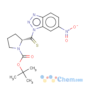 CAS No:260782-41-0 1-Pyrrolidinecarboxylicacid, 2-[(6-nitro-1H-benzotriazol-1-yl)thioxomethyl]-, 1,1-dimethylethyl ester,(2S)-