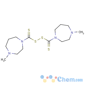 CAS No:26087-98-9 1H-1,4-Diazepine,1,1'-(dithiodicarbonothioyl)bis[hexahydro-4-methyl- (9CI)