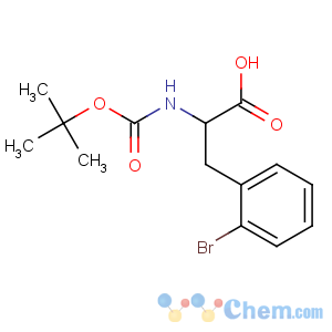 CAS No:261165-02-0 (2S)-3-(2-bromophenyl)-2-[(2-methylpropan-2-yl)oxycarbonylamino]<br />propanoic acid