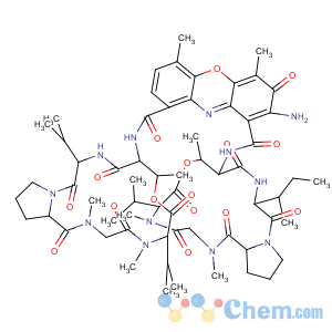 CAS No:2612-14-8 Actinomycin D,2A-D-alloisoleucine-