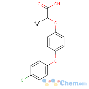 CAS No:26129-32-8 2-[4-(4-chlorophenoxy)phenoxy]propanoic acid