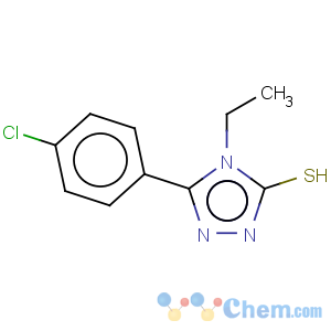 CAS No:26131-64-6 3H-1,2,4-Triazole-3-thione,5-(4-chlorophenyl)-4-ethyl-2,4-dihydro-