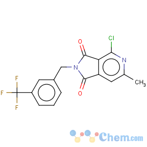 CAS No:261363-79-5 1H-Pyrrolo[3,4-c]pyridine-1,3(2H)-dione,4-chloro-6-methyl-2-[[3-(trifluoromethyl)phenyl]methyl]-