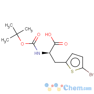 CAS No:261380-16-9 2-Thiophenepropanoicacid, 5-bromo-a-[[(1,1-dimethylethoxy)carbonyl]amino]-,(aR)-