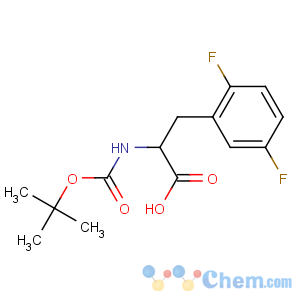 CAS No:261380-31-8 (2R)-3-(2,<br />5-difluorophenyl)-2-[(2-methylpropan-2-yl)oxycarbonylamino]propanoic<br />acid