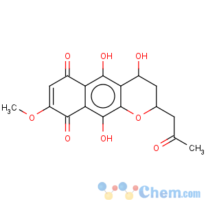 CAS No:26153-04-8 2H-Naphtho[2,3-b]pyran-6,9-dione,3,4-dihydro-4,5,10-trihydroxy-8-methoxy-2-(2-oxopropyl)-, (2R,4S)-