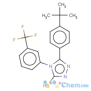 CAS No:261633-26-5 5-(4-tert-butylphenyl)-4-[3-(trifluoromethyl)phenyl]-1,2,4-triazole-3-thiol