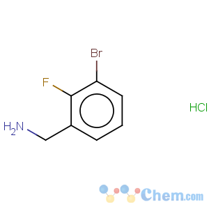 CAS No:261723-28-8 benzenemethanamine, 3-bromo-2-fluoro-, hydrochloride (1:1)