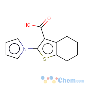 CAS No:26176-21-6 Benzo[b]thiophene-3-carboxylicacid, 4,5,6,7-tetrahydro-2-(1H-pyrrol-1-yl)-