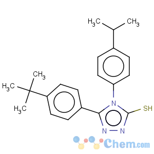 CAS No:261761-26-6 3H-1,2,4-Triazole-3-thione,5-[4-(1,1-dimethylethyl)phenyl]-2,4-dihydro-4-[4-(1-methylethyl)phenyl]-