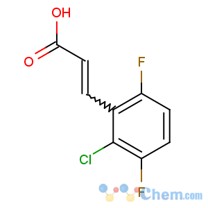CAS No:261762-48-5 (E)-3-(2-chloro-3,6-difluorophenyl)prop-2-enoic acid