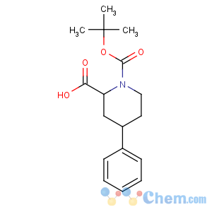 CAS No:261777-31-5 1-[(2-methylpropan-2-yl)oxycarbonyl]-4-phenylpiperidine-2-carboxylic<br />acid