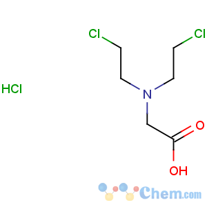 CAS No:2619-97-8 Glycine,N,N-bis(2-chloroethyl)-, hydrochloride (6CI,7CI,8CI,9CI)