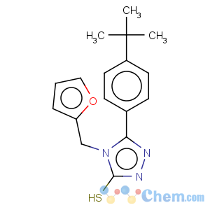 CAS No:261946-00-3 3H-1,2,4-Triazole-3-thione,5-[4-(1,1-dimethylethyl)phenyl]-4-(2-furanylmethyl)-2,4-dihydro-
