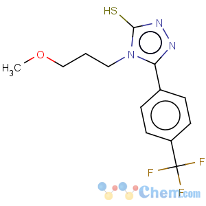 CAS No:261965-18-8 3H-1,2,4-Triazole-3-thione,2,4-dihydro-4-(3-methoxypropyl)-5-[4-(trifluoromethyl)phenyl]-