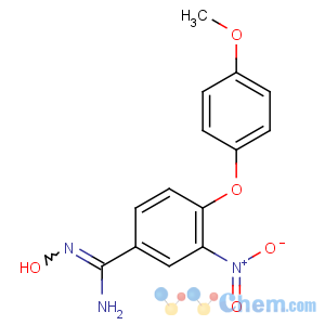 CAS No:261966-14-7 N'-hydroxy-4-(4-methoxyphenoxy)-3-nitrobenzenecarboximidamide