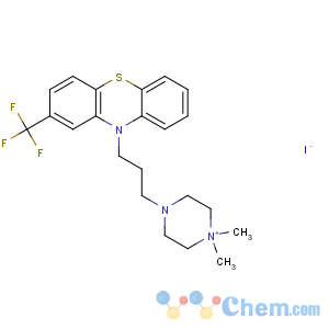 CAS No:26212-81-7 Piperazinium,1,1-dimethyl-4-[3-[2-(trifluoromethyl)-10H-phenothiazin-10-yl]propyl]-, iodide(1:1)