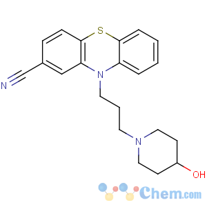CAS No:2622-26-6 10-[3-(4-hydroxypiperidin-1-yl)propyl]phenothiazine-2-carbonitrile