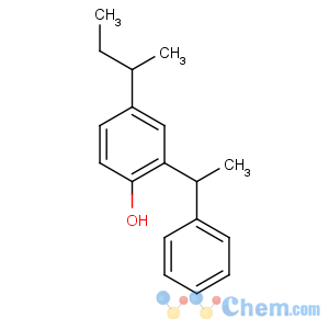 CAS No:2622-83-5 4-butan-2-yl-2-(1-phenylethyl)phenol