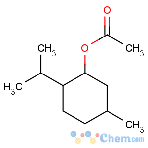 CAS No:2623-23-6 [(1R,2S,5R)-5-methyl-2-propan-2-ylcyclohexyl] acetate