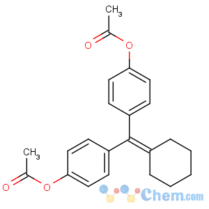 CAS No:2624-43-3 [4-[(4-acetyloxyphenyl)-cyclohexylidenemethyl]phenyl] acetate