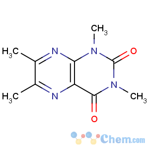 CAS No:2625-25-4 2,4(1H,3H)-Pteridinedione,1,3,6,7-tetramethyl-