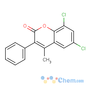CAS No:262590-97-6 6,8-dichloro-4-methyl-3-phenylchromen-2-one