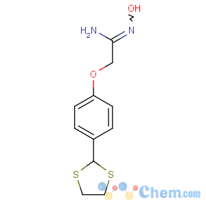 CAS No:262607-85-2 2-[4-(1,3-dithiolan-2-yl)phenoxy]-N'-hydroxyethanimidamide