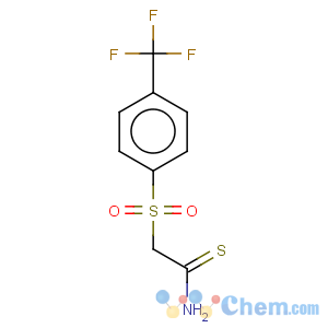 CAS No:263147-79-1 2-[[4-(TRIFLUOROMETHYL)PHENYL]SULPHONYL]ETHANETHIOAMIDE