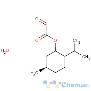 CAS No:26315-61-7 (1R)-(-)-Menthyl glyoxylate hydrate