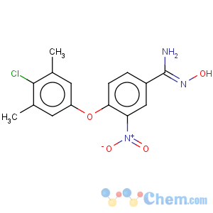 CAS No:263157-71-7 4-(4-Chloro-3,5-dimethylphenoxy)-N'-hydroxy-3-nitrobenzenecarboximidamide