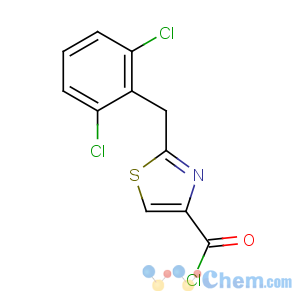 CAS No:263157-86-4 2-[(2,6-dichlorophenyl)methyl]-1,3-thiazole-4-carbonyl chloride
