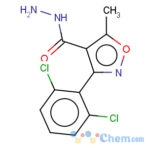 CAS No:263255-98-7 4-Isoxazolecarboxylicacid, 3-(2,6-dichlorophenyl)-5-methyl-, hydrazide