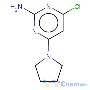 CAS No:263276-45-5 4-chloro-6-(1-pyrrolidinyl)-2-pyrimidinamine
