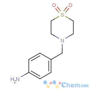 CAS No:263339-24-8 4-[(1,1-dioxo-1,4-thiazinan-4-yl)methyl]aniline