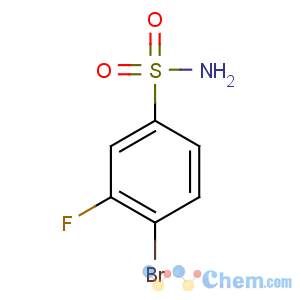 CAS No:263349-73-1 4-bromo-3-fluorobenzenesulfonamide