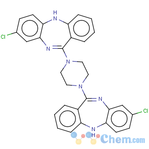 CAS No:263366-81-0 5H-Dibenzo[b,e][1,4]diazepine,11,11'-(1,4-piperazinediyl)bis[8-chloro-