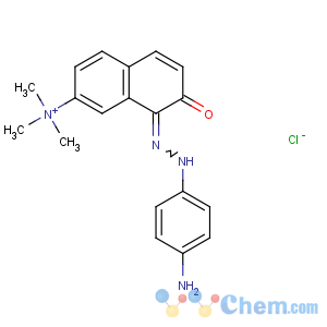 CAS No:26381-41-9 [(8E)-8-[(4-aminophenyl)hydrazinylidene]-7-oxonaphthalen-2-yl]-<br />trimethylazanium