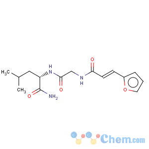 CAS No:26400-33-9 L-Leucinamide,N-[3-(2-furanyl)-1-oxo-2-propen-1-yl]glycyl-