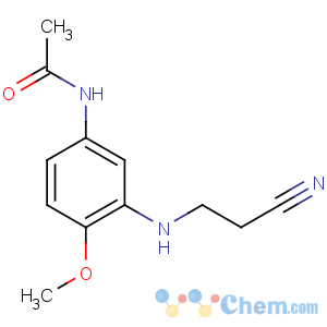 CAS No:26408-28-6 N-[3-(2-cyanoethylamino)-4-methoxyphenyl]acetamide